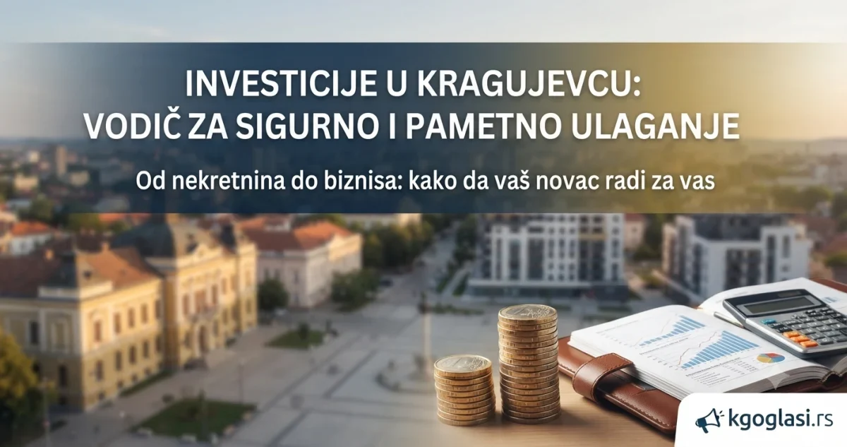 Investicije u Kragujevcu - saveti za pametno ulaganje na kgoglasi.rs