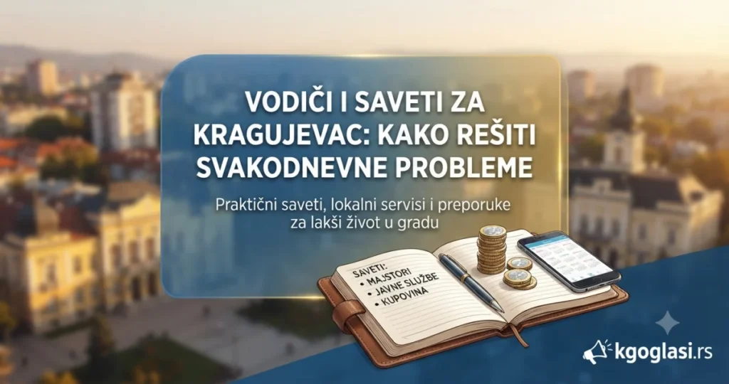 vodiči i saveti za Kragujevac