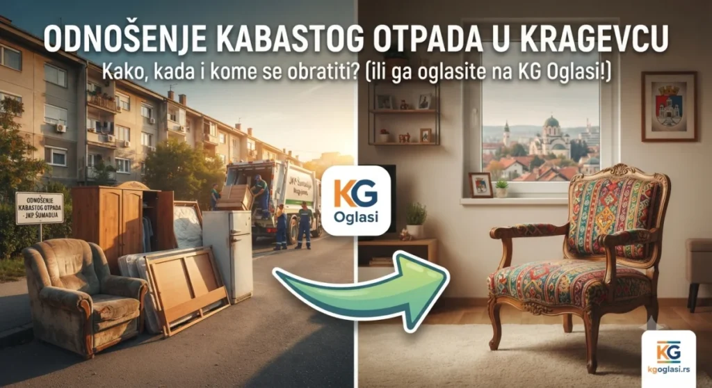 odnošenje kabastog otpada Kragujeva
