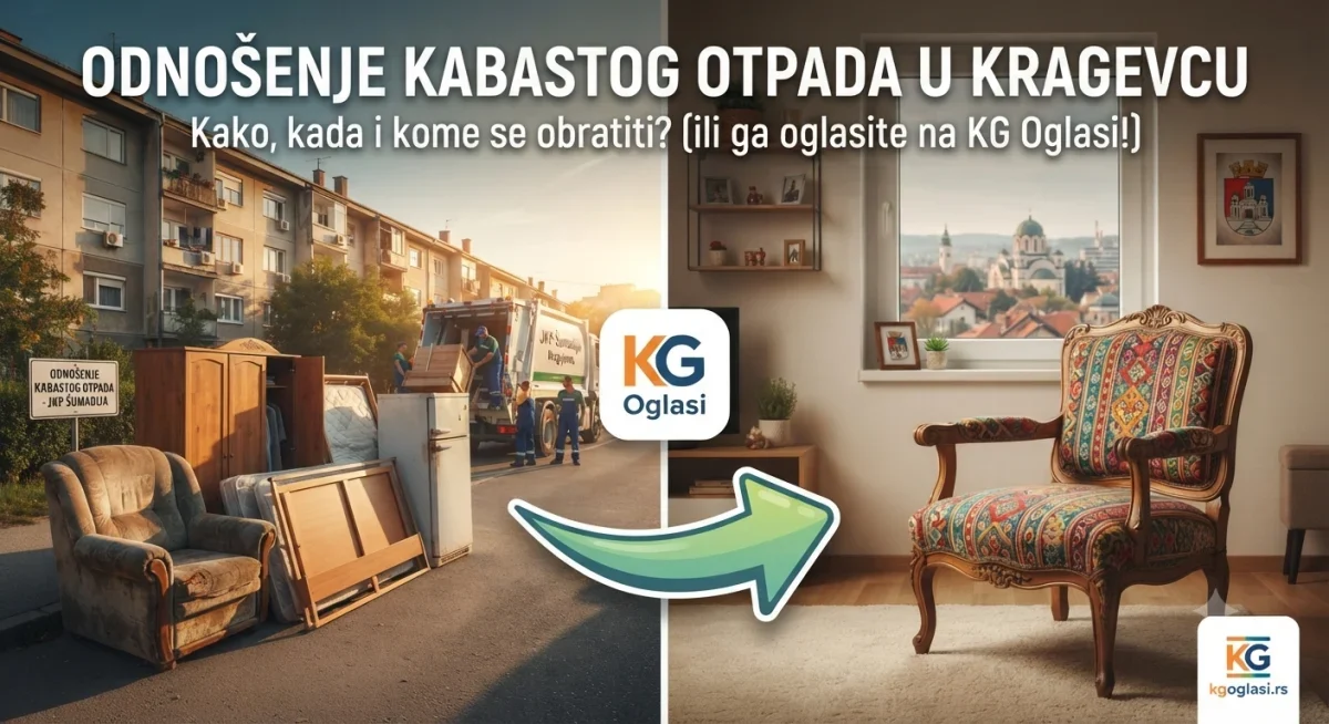 odnošenje kabastog otpada Kragujeva