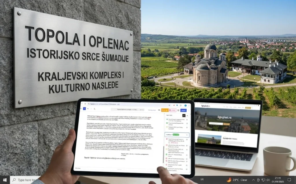 Тренутна слика: Topola i Oplenac